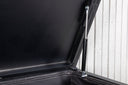 Garten Kissenbox Ludmilla - schwarze Aluminiumkonstruktion inkl. Innentasche