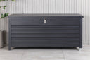 Garten Kissenbox Ludmilla - schwarze Aluminiumkonstruktion inkl. Innentasche