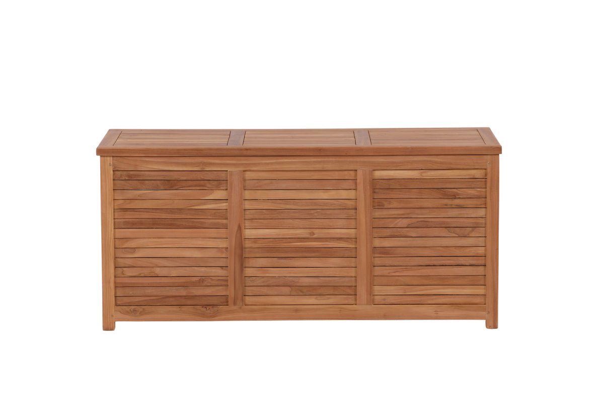 Garten Kissenbox Sorine - 60x130x50 aus Teakholz