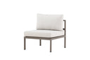 Garten Loungesessel Selva - Outdoor-Sessel mit Aluminium Gestell und zwei Kissen