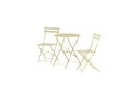 Garten Loungeset Elion – 3-teiliges Set mit rundem Tisch in 3 Farben