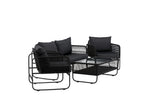 Garten Loungeset Kim - mit Rückenlehne aus Polyesterseil