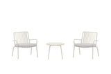 Garten Loungeset Ravo – 3-teiliges Set mit Stühlen & Tisch