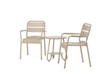 Garten Loungeset Rivana – 3-teiliges Set mit 2 Stühlen & Tisch in Beige