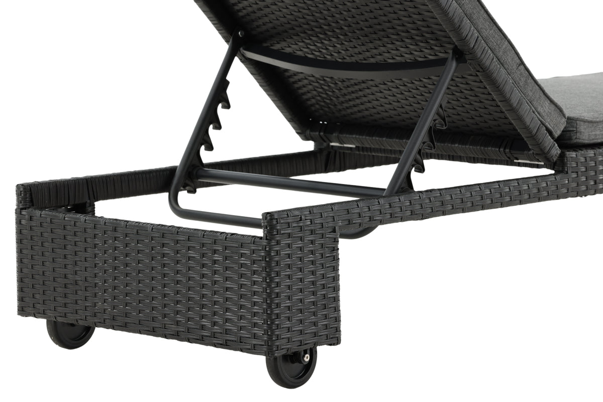 Garten Sonnenliege Irina - aus Rattan