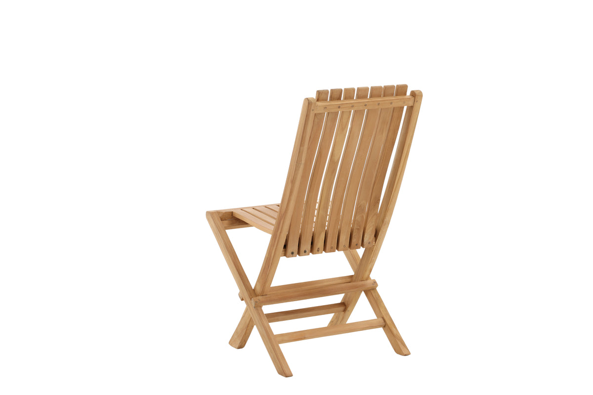 Garden Chair Coral - Folding Chair Made of Teak Wood