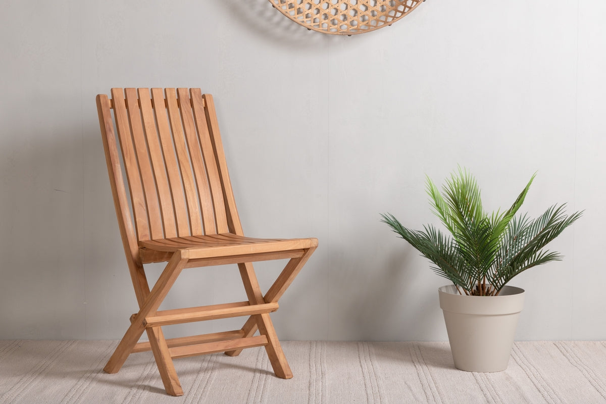 Garden Chair Coral - Folding Chair Made of Teak Wood