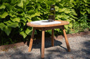 Gartentisch Maji - ein Beistelltisch in ovaler Form aus Teakholz