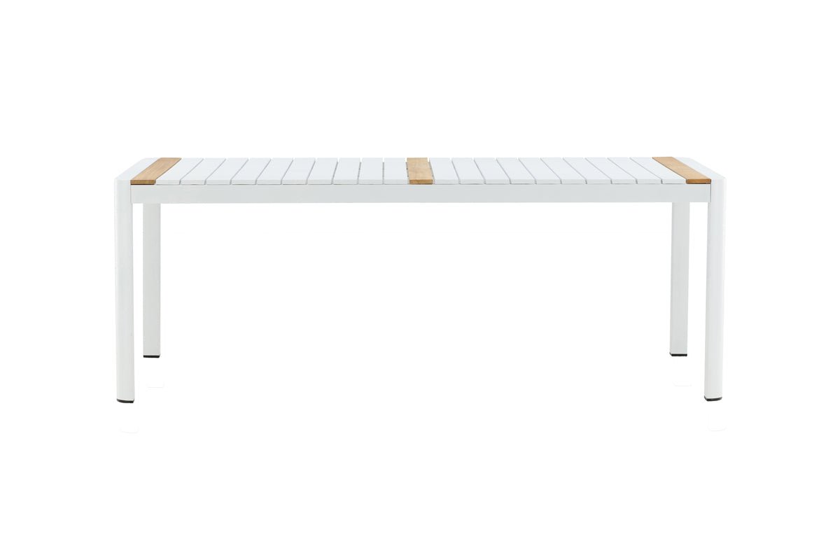Gartentisch Nuru - Teakholz und Aluminium für Stabilität und Langlebigkeit