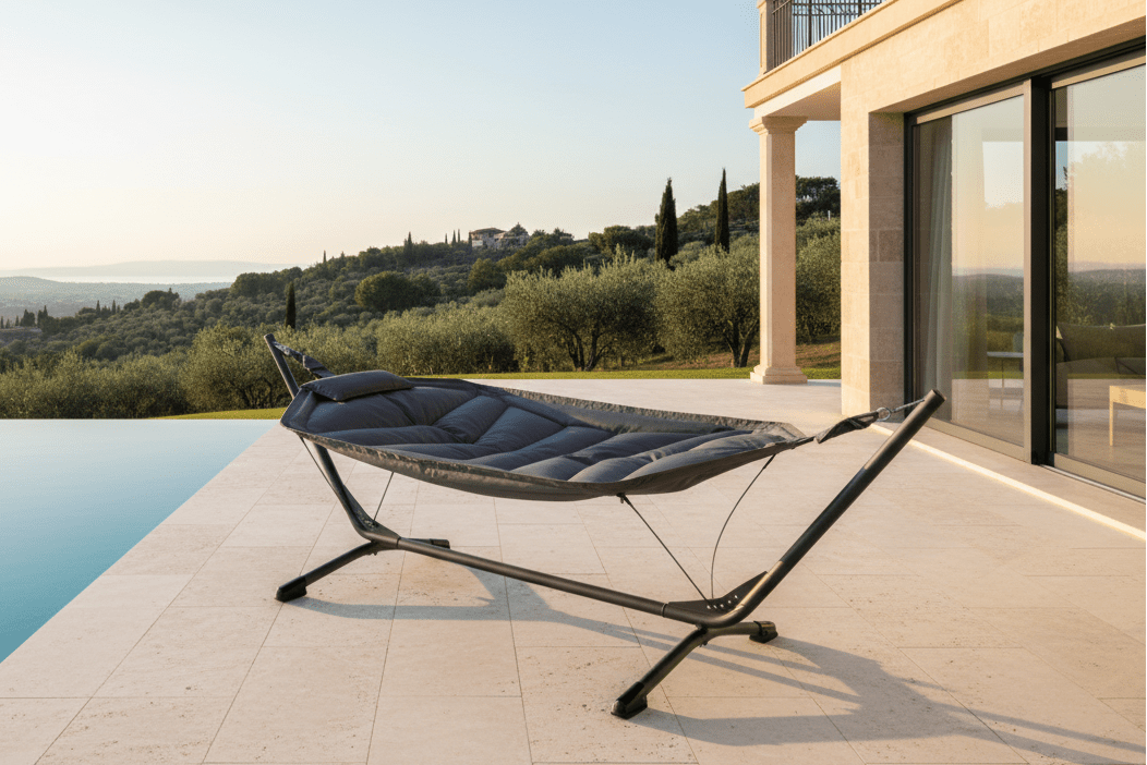 Garden Hammock Sylva - for Garden & Terrace in Black