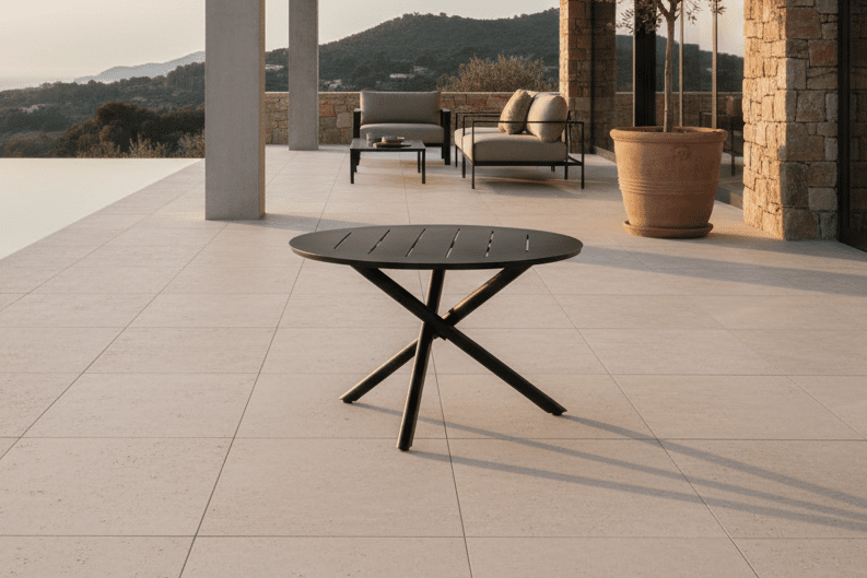 Garden table Kamea - round, stylish and timeless