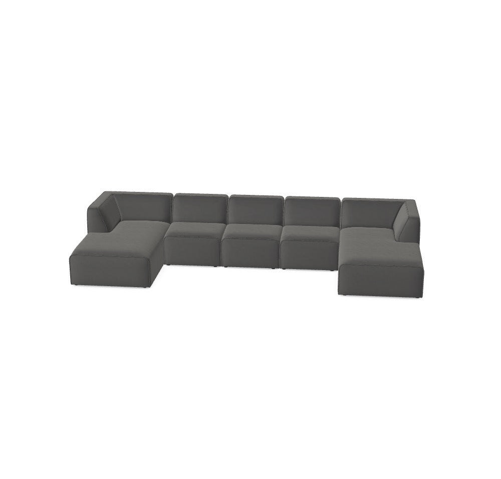 Modulares Sofa Hugg - Däi Wonschkonfiguratioun M_81BU2N