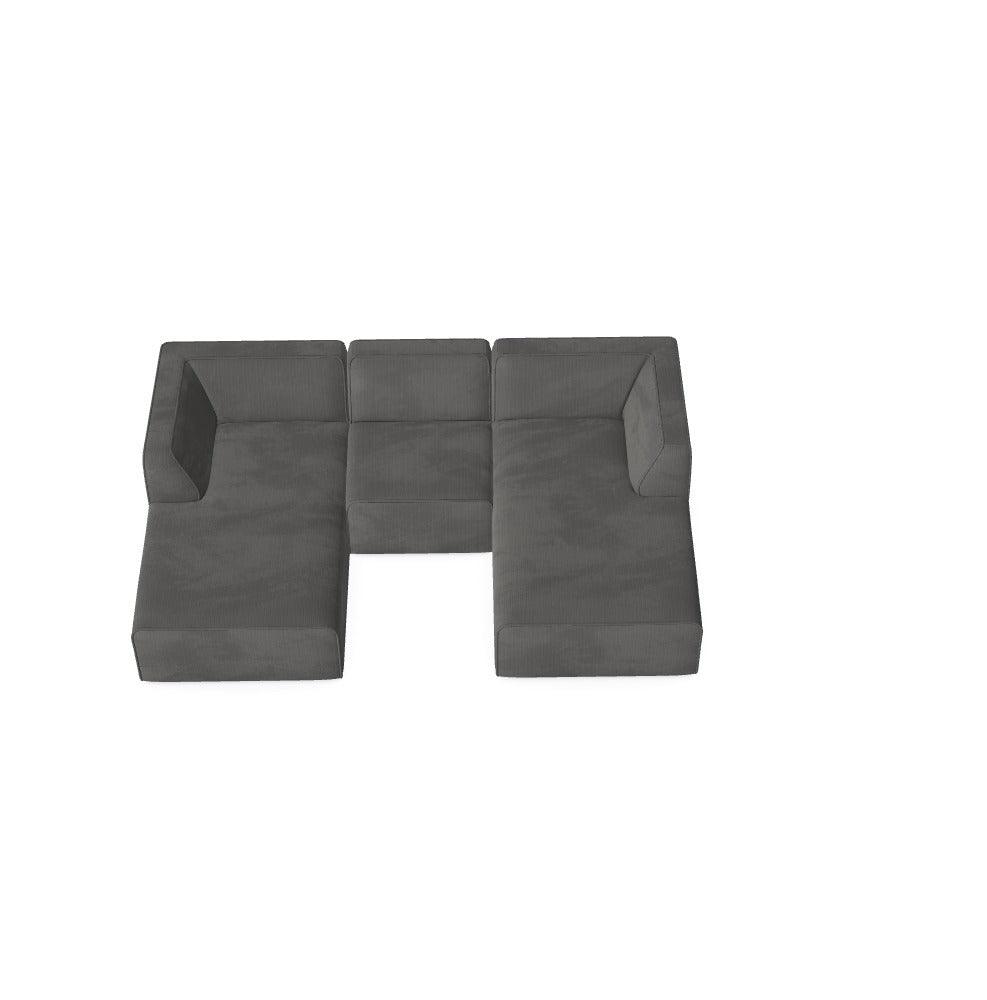 Modulsofa Hugg - Är Wonschkonfiguratioun M_DKRGNMN