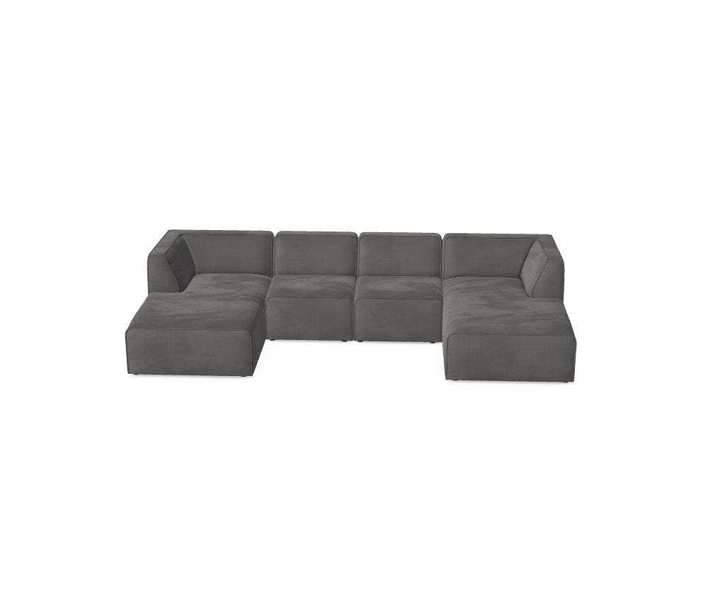 Modulares Sofa Hugg - Däi Wonschkonfiguratioun M_DRFQLF