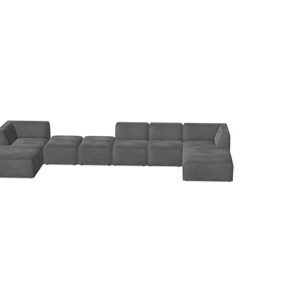 Modulares Sofa Hugg - Däi Wonschkonfiguratioun M_DXLWMV