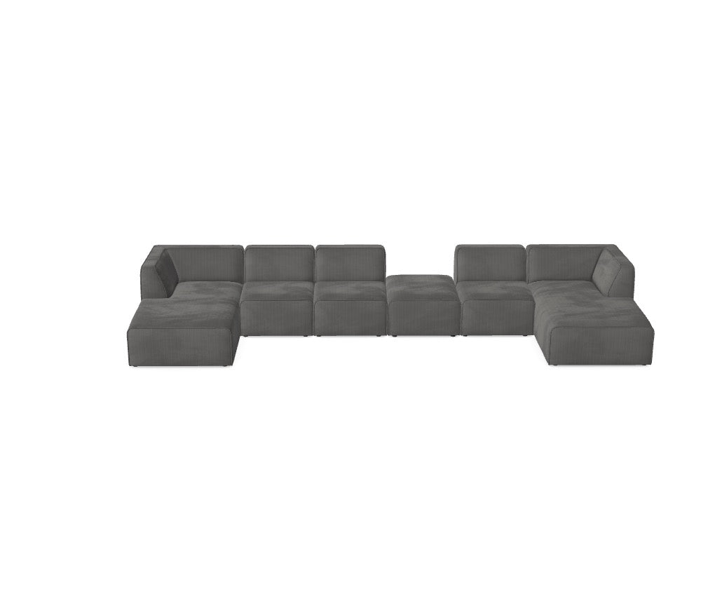 Modulares Sofa Hugg - Däi Wonschkonfiguratioun M_HW9BVV