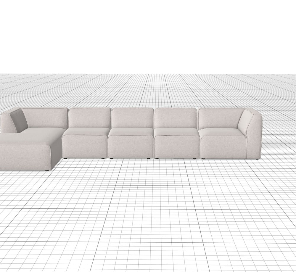 Modulares Sofa Hugg - Däi Wonschkonfiguratioun M_IDSPSD
