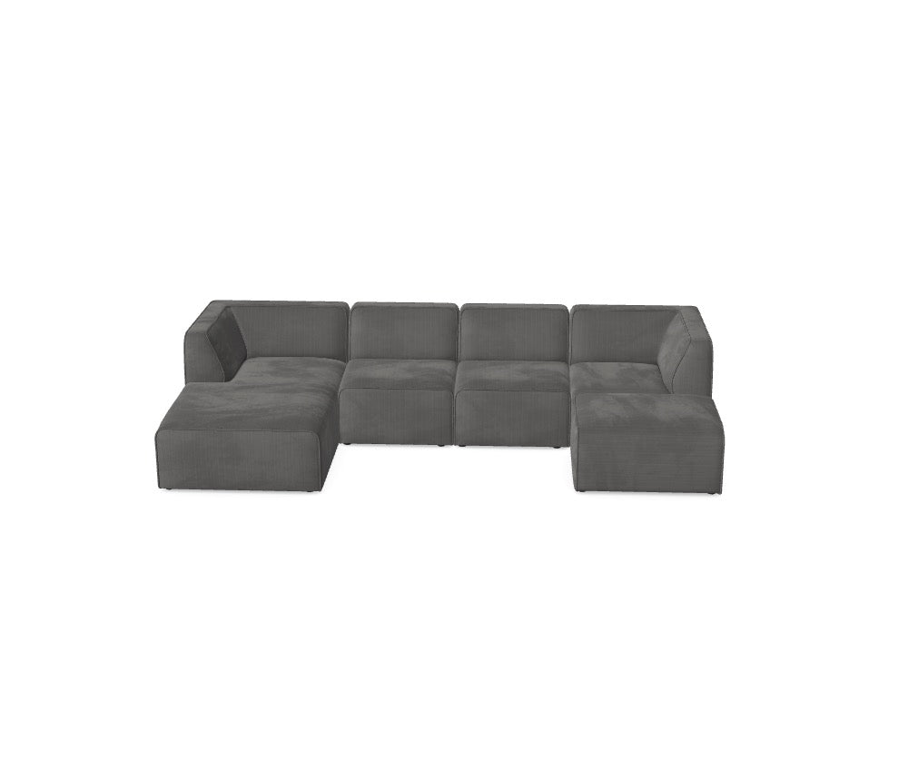 Modulares Sofa Hugg - Däi Wonschkonfiguratioun M_ILJAVM