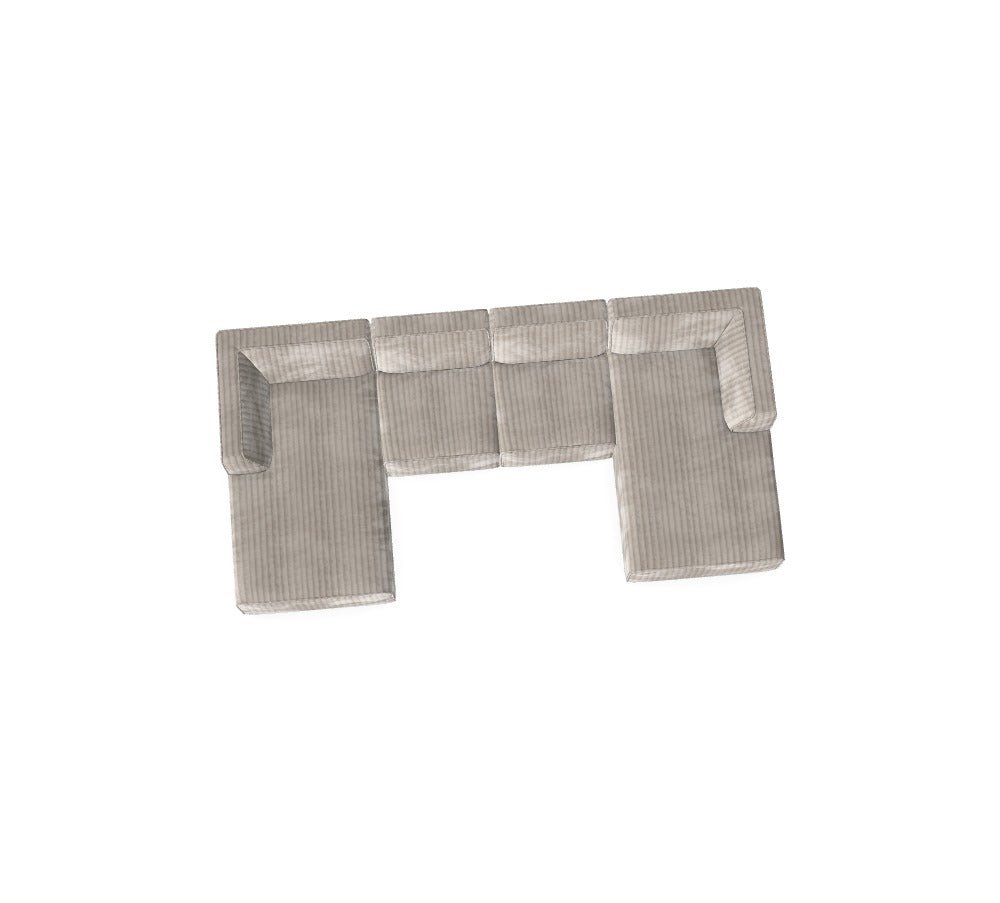 Modulsofa Hugg - Däi Wonschkonfiguratioun M_IUA6M30