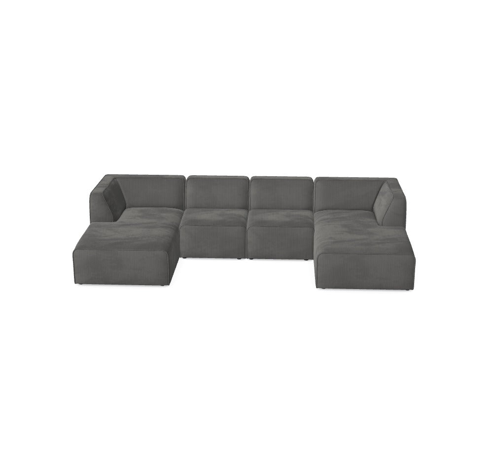 Modulares Sofa Hugg - Däi Wonschkonfiguratioun M_JKBEDB