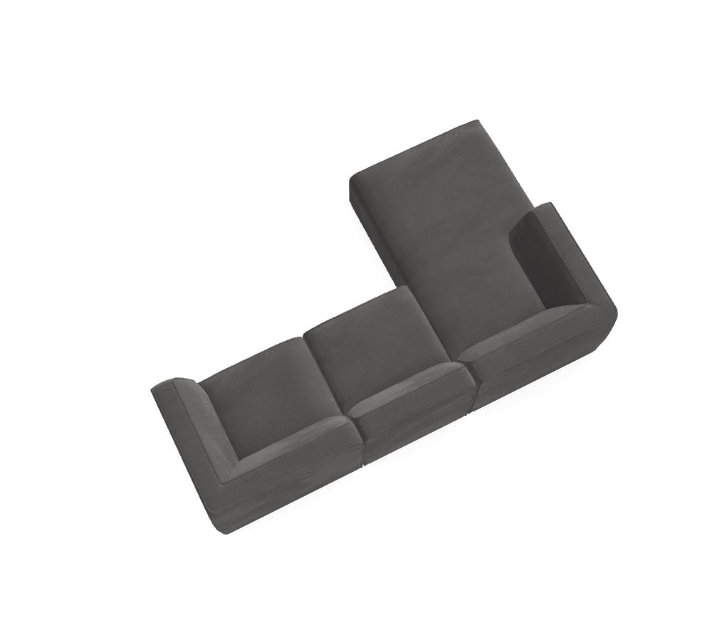 Modulares Sofa Hugg - Däi Wonschkonfiguratioun M_TSBKRW