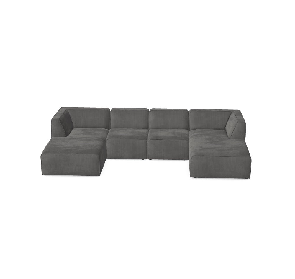 Modulares Sofa Hugg - Deng Wonschkonfiguratioun M_UOIHOW