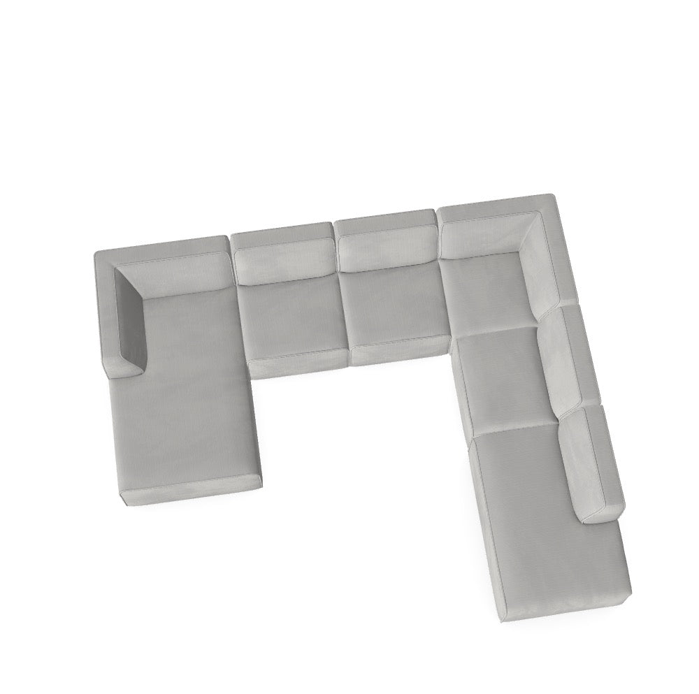 Modulares Sofa Hugg - Däi Wonschkonfiguratioun M_UVW1SA
