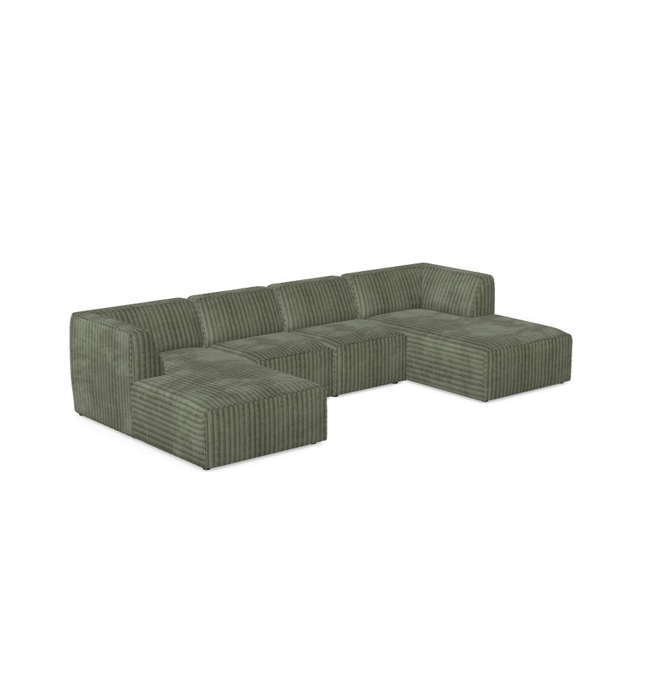Modulares Sofa Hugg - Däi Wonschkonfiguratioun M_XXLE63
