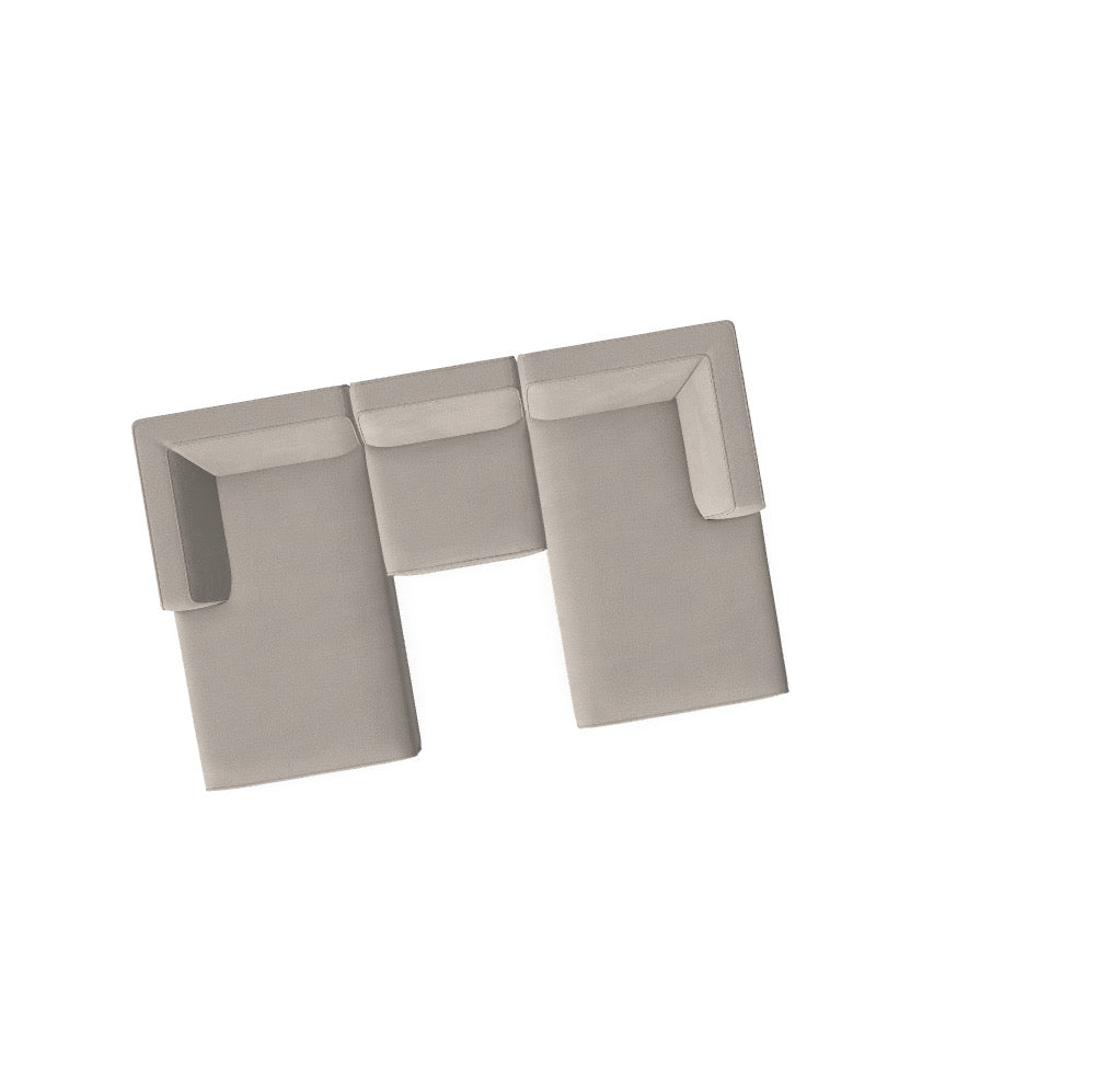 Modulares Sofa Hugg - Däi Wonschkonfiguratioun M_ZNYBSM