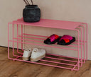 Schongregal Neva – Metallregal mat Loft-Flair a ville Faarwen
