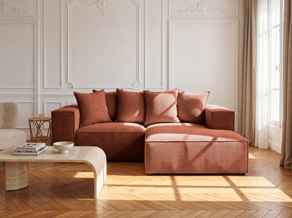 Designer-Ecksofa Largo Mini a Cord