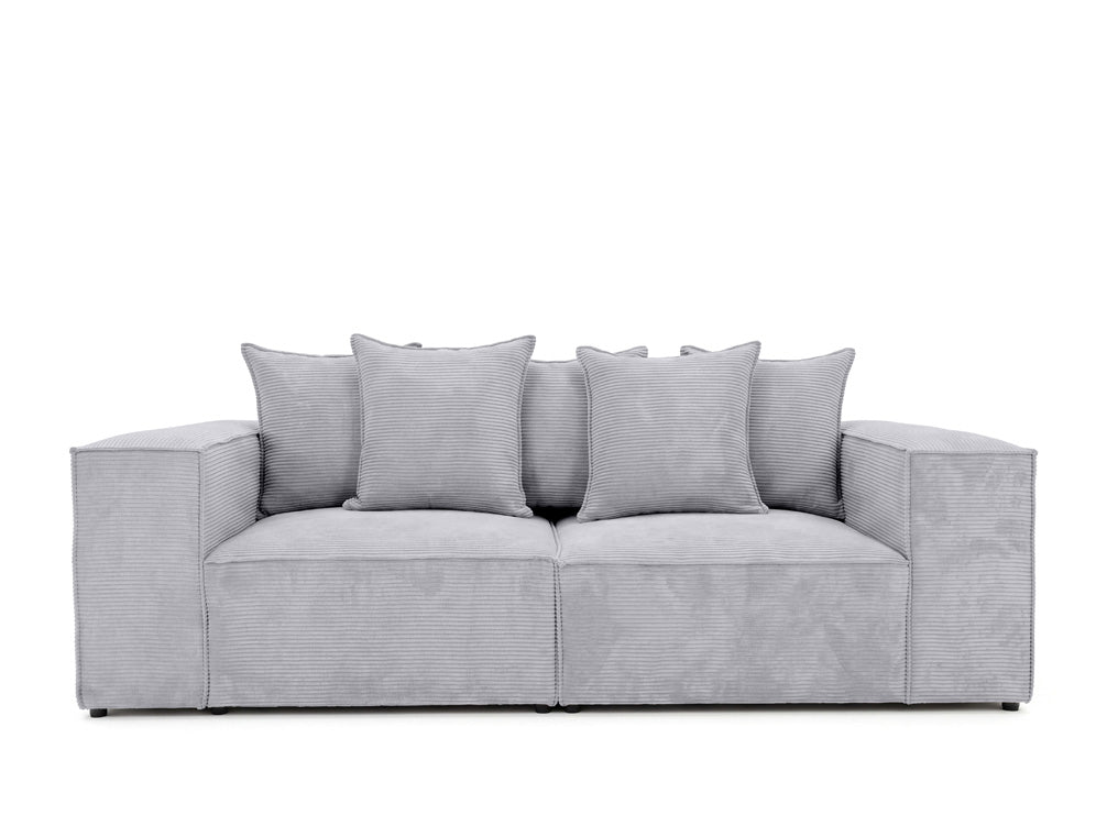 Designer 3-seater sofa Largo in Corduroy