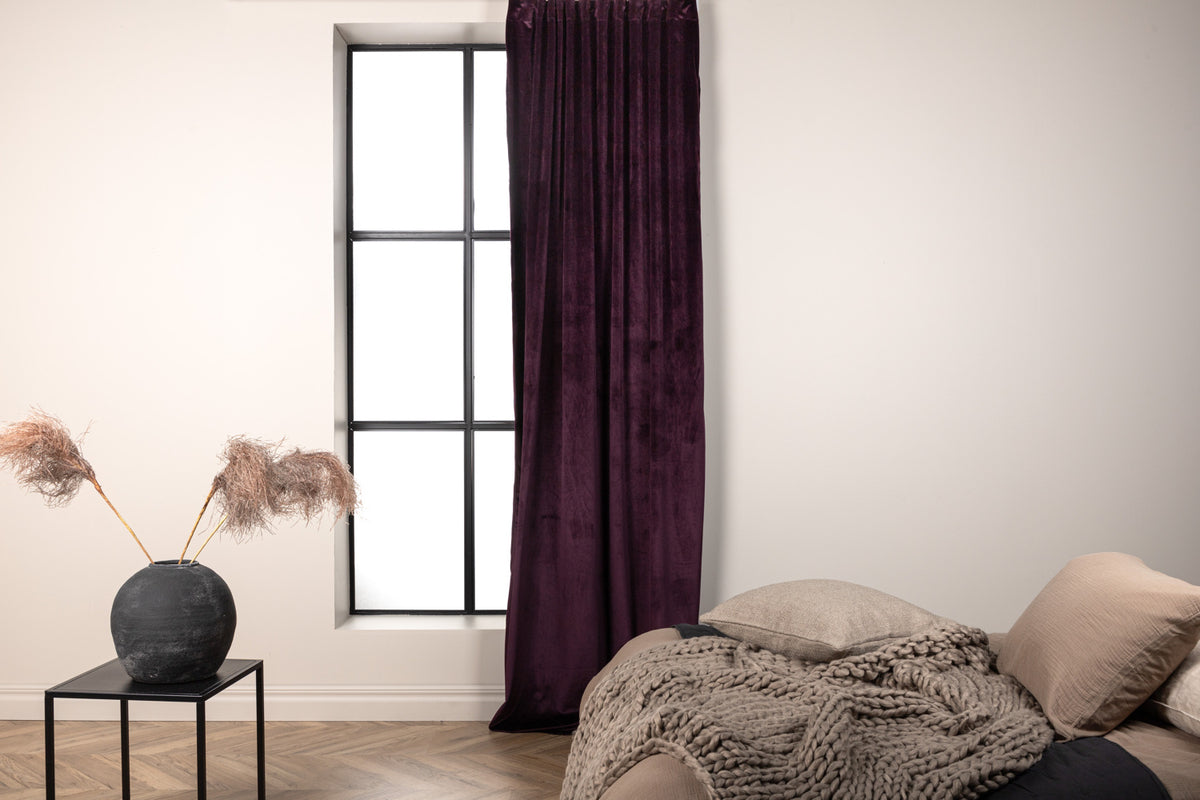 Gardinenset Anny – Samtoptioun an ville Faarwen