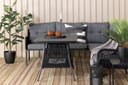 Lounge Set Madrid – in Schwarz aus Polyester-Seil und Metall