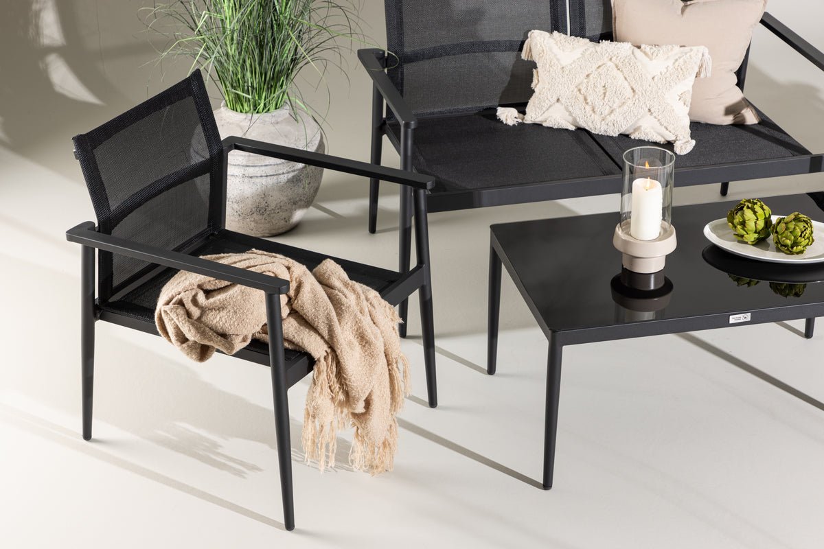 Loungeset Rugby - wahlweise in Schwarz oder Weiß/Grau