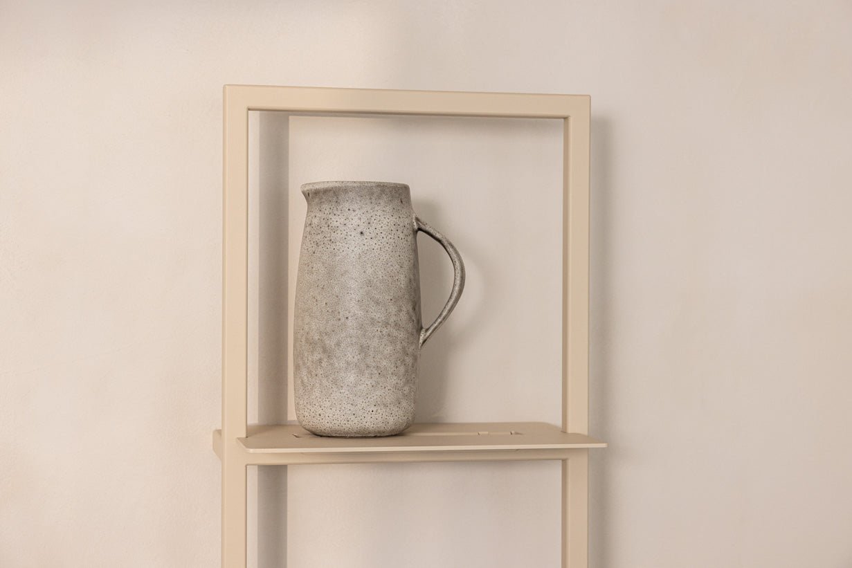 Étagère murale Rivo S – Étagère compacte en métal avec système à emboîtement