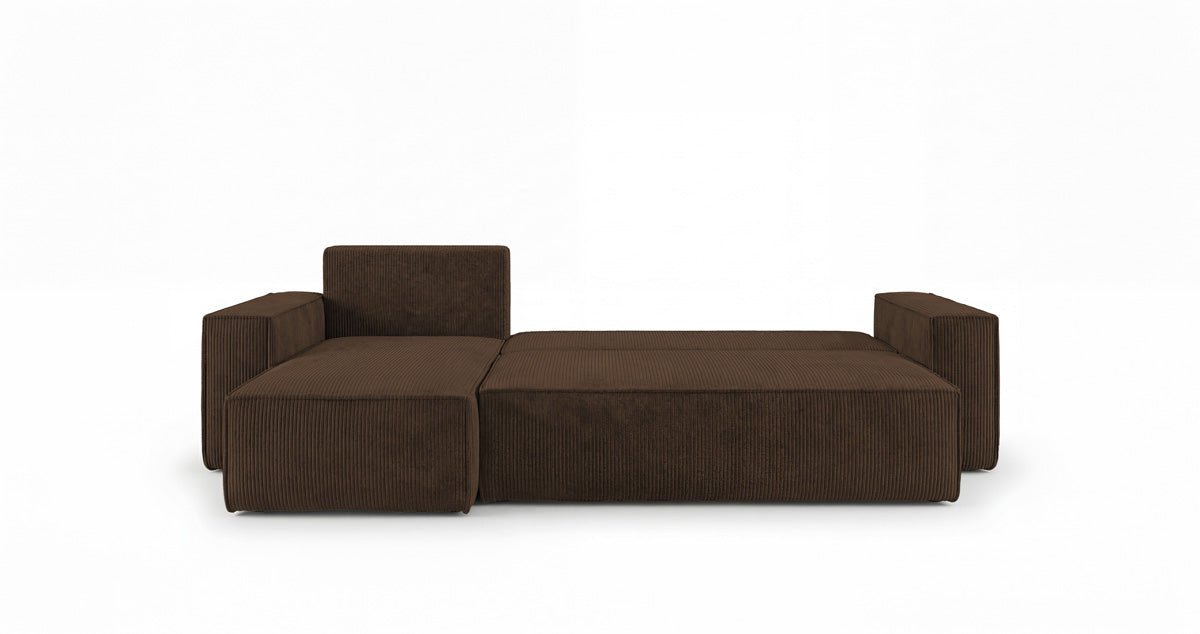 Designer-Sofa Lunaro Mini mat Schlof- a Klappfunktioun a Cord