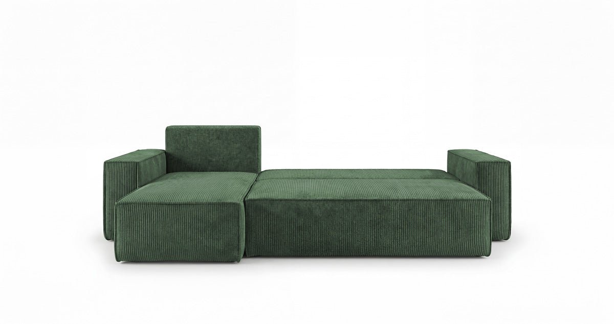 Designer-Sofa Lunaro Mini mat Schlof- a Klappfunktioun a Cord