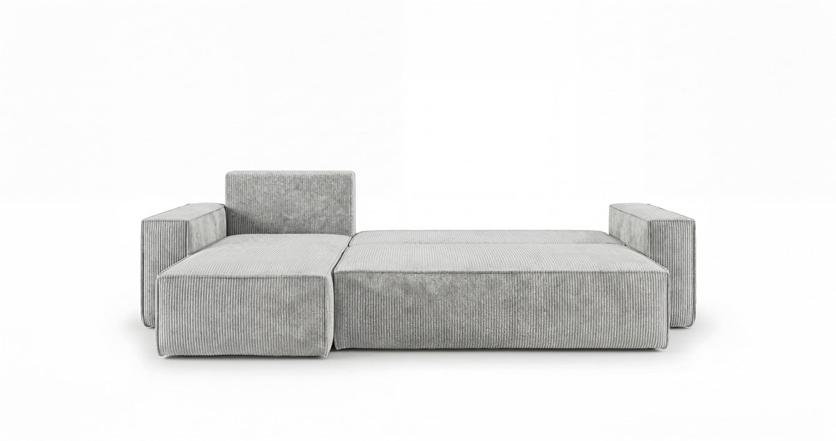Designer-Sofa Lunaro Mini mat Schlof- a Klappfunktioun a Cord