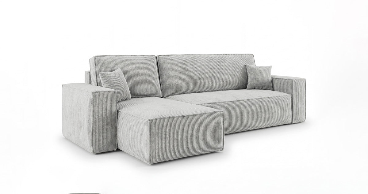 Designer-Sofa Lunaro Mini mat Schlof- a Klappfunktioun a Cord