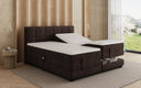 Lit boxspring Monaco - réglable électriquement en Velours