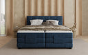 Lit boxspring Monaco - réglable électriquement en Velours