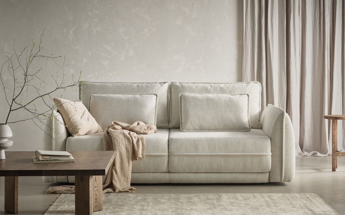 Canapé design Mojave avec fonction couchage et coffre de lit