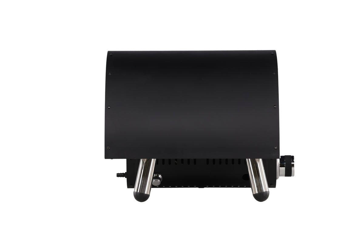 Pizzauewen Neapel - aus Stol, Edelstahl an Keramik a Schwaarz