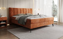 Boxspringbett Ines in Cord mit Stauraum