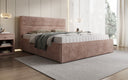 Designer Polsterbett Merry in Cord mit Stauraum