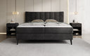 Boxspringbett Ines in Cord mit Stauraum