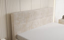 Designer Polsterbett Merry in Cord mit Stauraum