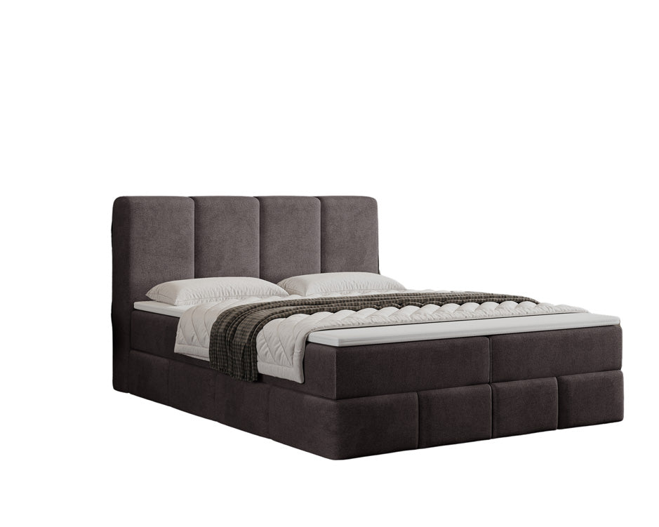 Lit boxspring Venedig Velours avec rangement