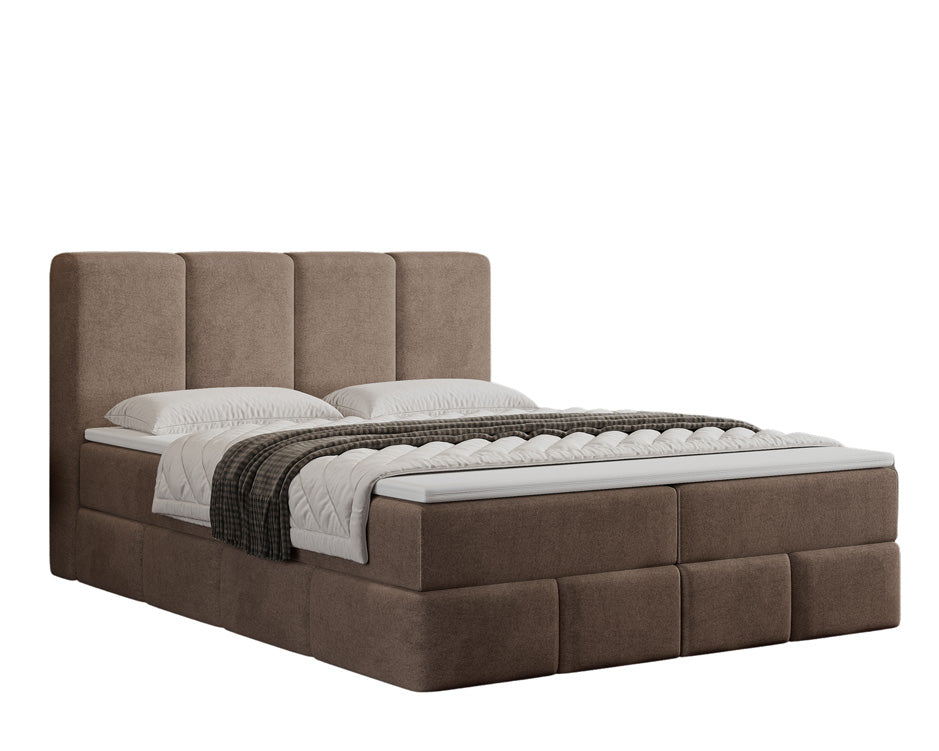 Lit boxspring Venedig Velours avec rangement